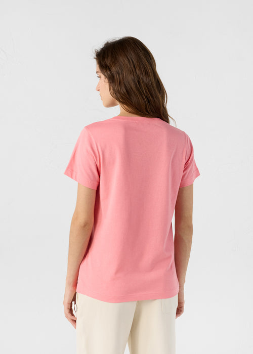 Round-neck Tshirt Vibrant fuchsia Lucia - JOTT UK - 4