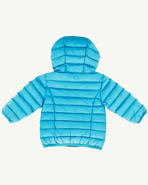 Sky blue Camille baby hooded puffer jacket - JOTT UK - 2