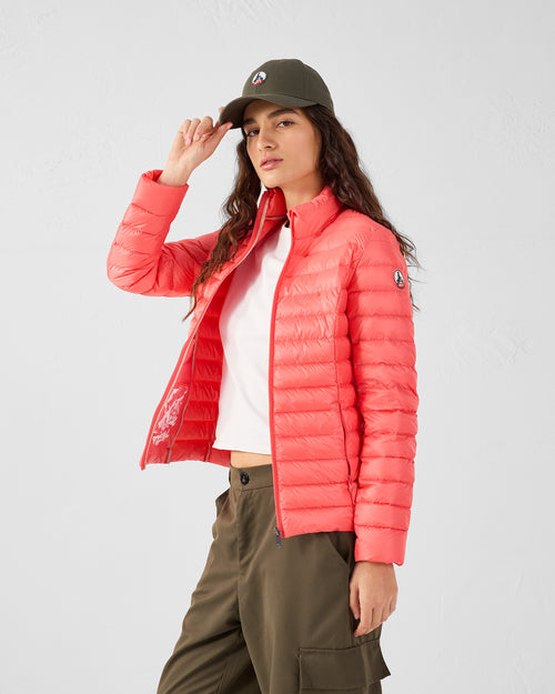 Lightweight down jacket Sunset coral Cha - JOTT UK - 5