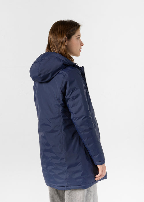 Long reversible jacket Navy/petal pink Verone - JOTT UK - 4
