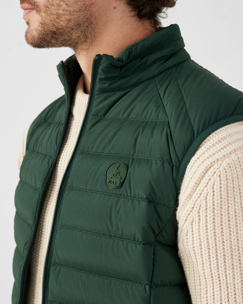 Deep forest Arafo stretch sleeveless puffer jacket - JOTT UK - 5