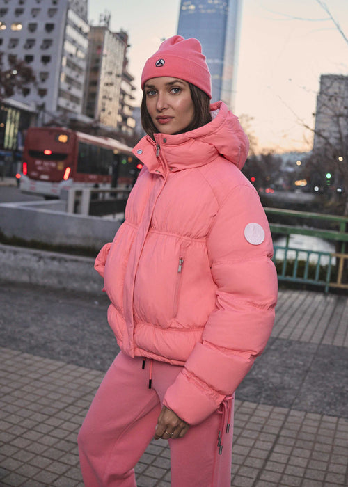 Puffer jacket Fuchsia vibrant Nami