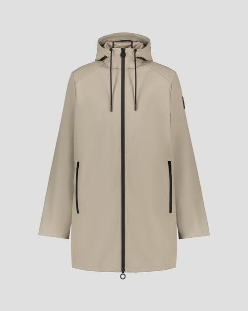 Beige Lightweight mid-length parka Chester - JOTT UK - 2