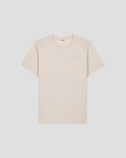 Bleached sand cotton round-neck t-shirt Espar - JOTT UK - 2