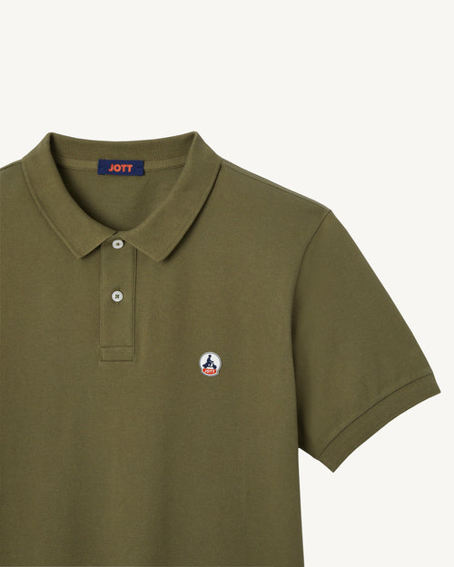 Army Marbella organic cotton polo shirt - JOTT UK - 3