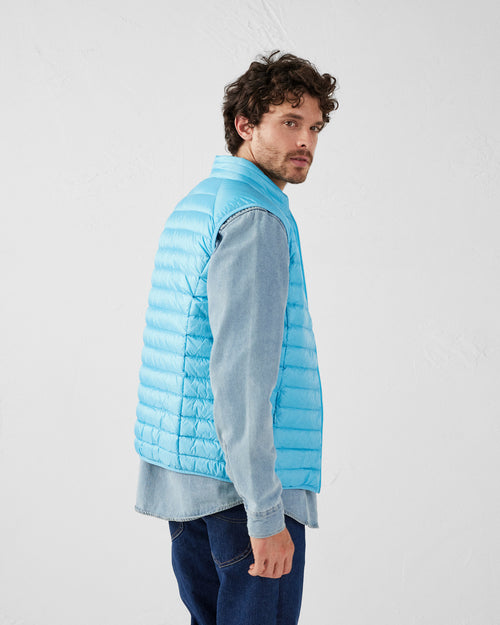Light sleeveless down jacket Horizon blue Tom - JOTT UK - 4