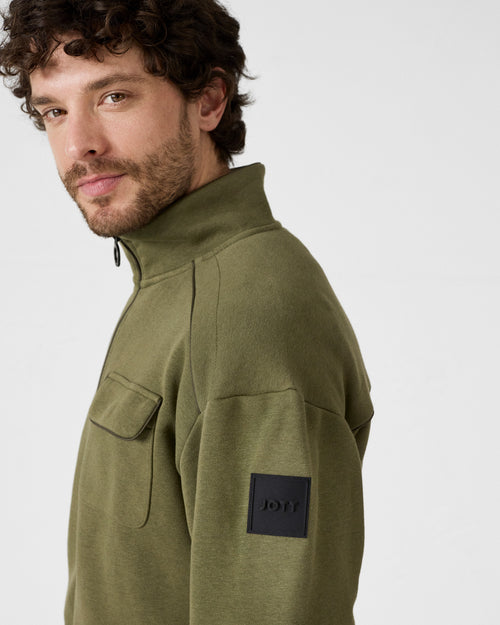 Army Roger bi-fabric high-collar jacket - JOTT UK - 4