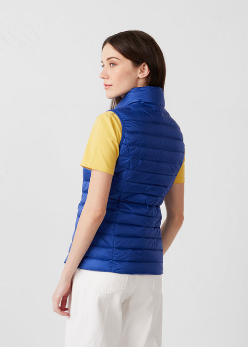 Lightweight Sleeveless Down Jacket Cobalt Seda - JOTT UK - 4