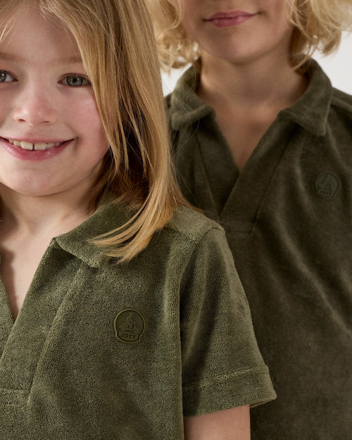 Terry Army Towelling polo shirt - JOTT UK - 5