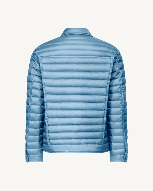 Elie denim-look down jacket Washed blue - JOTT UK - 3
