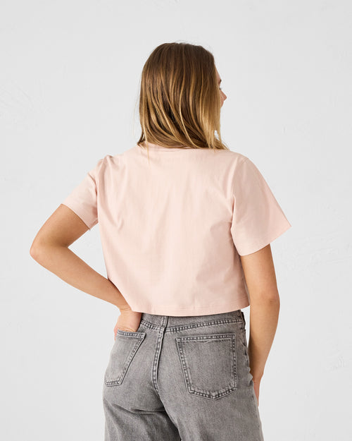 Peach skin cotton round-neck T-shirt Mazu - JOTT UK - 4