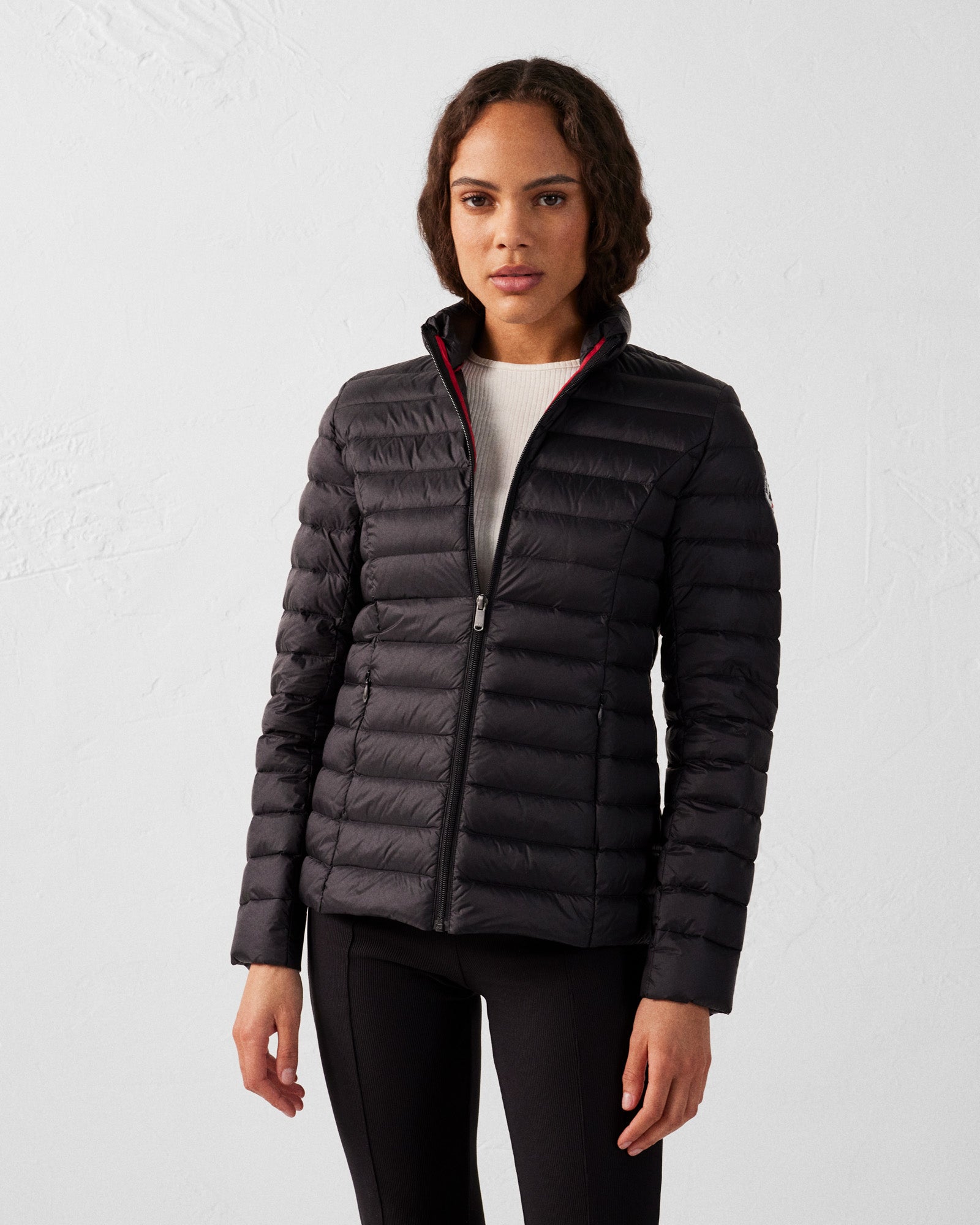 Lightweight down jacket Black Cha – JOTT UK
