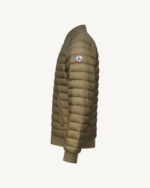 Brian bomber-style down jacket Army - JOTT UK - 5