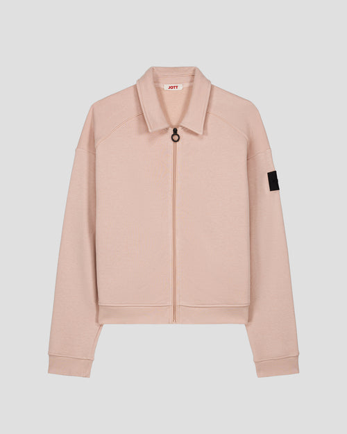 Peach skin Shirt collar jacket Anneso - JOTT UK - 2