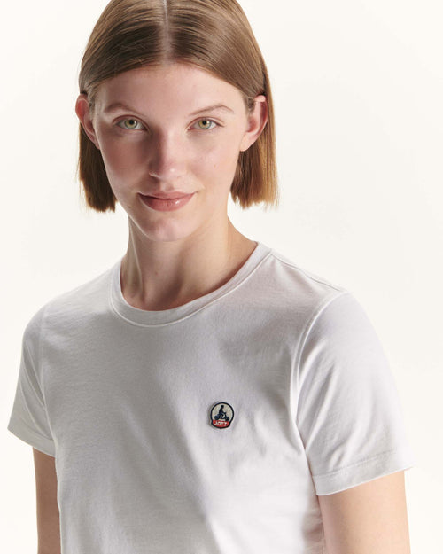 White Rosas crew-neck T-shirt - JOTT UK - 3