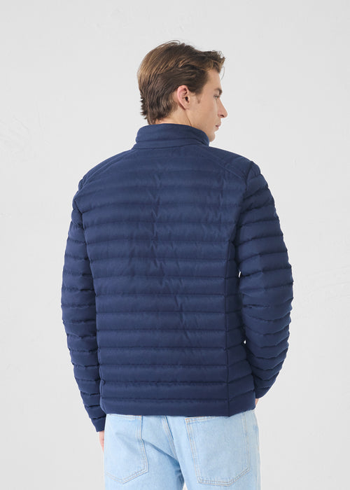 Wool down jacket Navy Matai - JOTT UK - 4