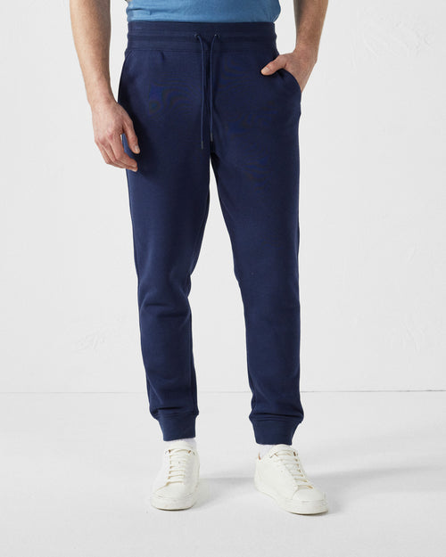 Achille cotton joggers Navy - JOTT UK - 3