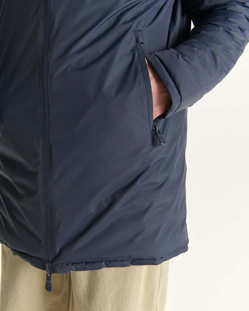 Navy Reversible light puffer jacket Amsterdam - JOTT UK - 3