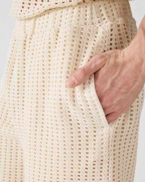 Natural cotton knit shorts Vittorio - JOTT UK - 5