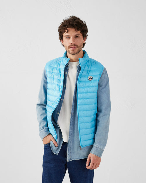Light sleeveless down jacket Horizon blue Tom - JOTT UK - 3