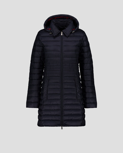 Navy Long Hooded Down Jacket Vero 2. 0 - JOTT UK - 2