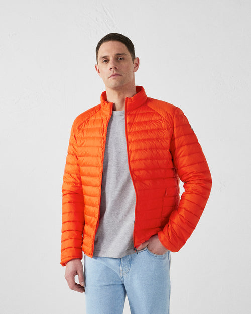 Flame red Lightweight down jacket Mat - JOTT UK - 3
