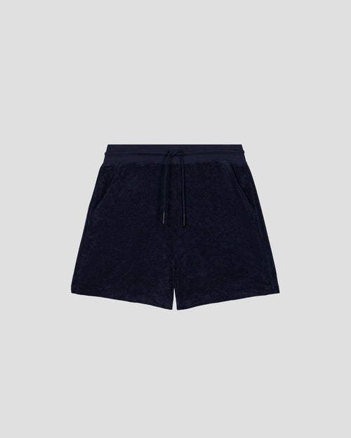 Navy Towelling shorts Eagle - JOTT UK - 2