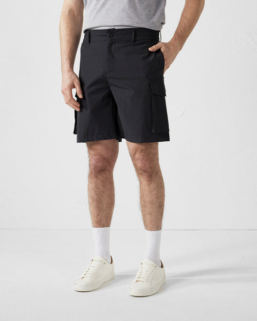 Black Morpheus cargo shorts - JOTT UK - 3