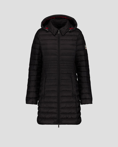 Long Hooded Down Jacket Black Vero 2.0 - JOTT UK - 2