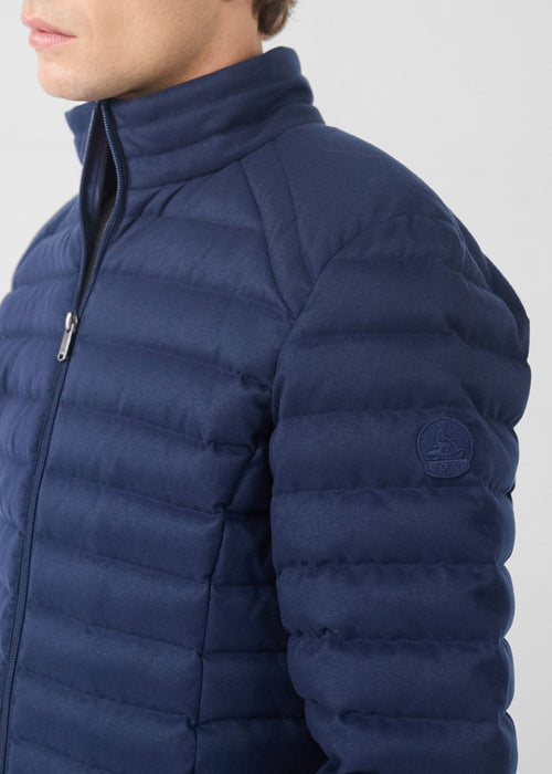 Wool down jacket Navy Matai - JOTT UK - 5