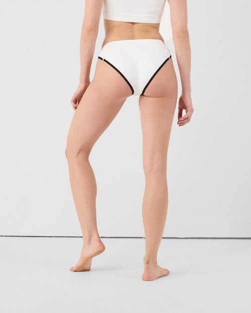 White neoprene bikini bottom Jisoo - JOTT UK - 4