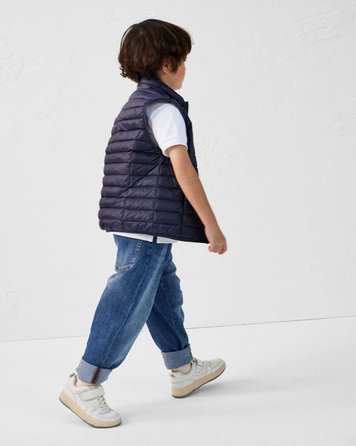 Navy Sleeveless Down Jacket Zoe - JOTT UK - 5
