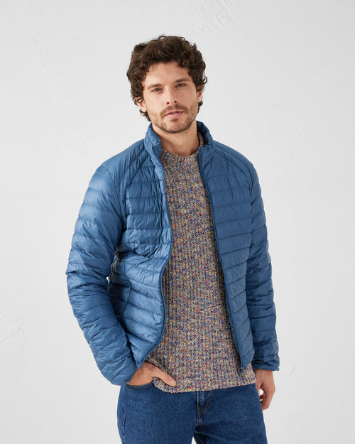 Blue jeans Lightweight down jacket Mat - JOTT UK - 3