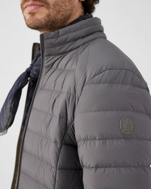 Anthracite Aragon lightweight stretch puffer jacket - JOTT UK - 5