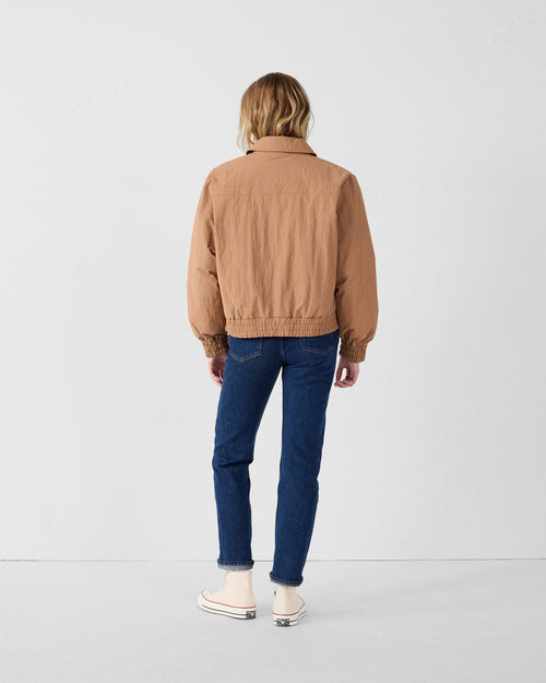 Bomber jacket Brown Sugar/Flame Red Becky - JOTT UK - 4