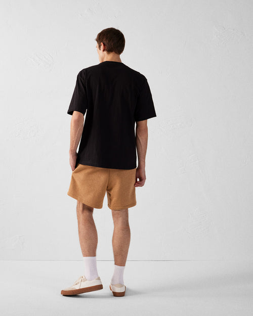 Tawny brown Bi-fabric shorts Mustang - JOTT UK - 3