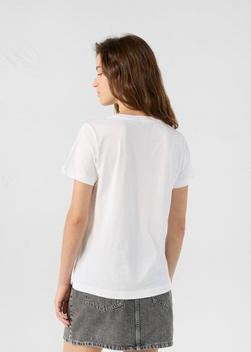 Round-neck Tshirt White Lucia - JOTT UK - 4