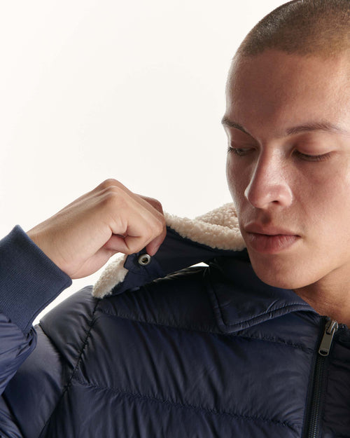 Navy Danny lightweight bomber jacket - JOTT UK - 5