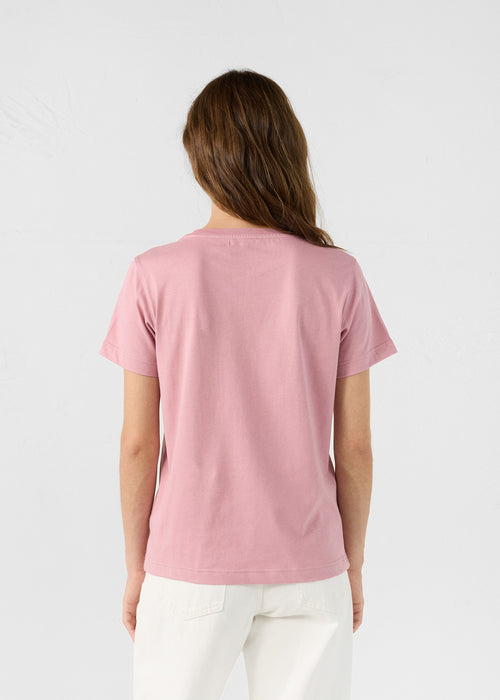 Round-neck Tshirt Antique pink Lucia - JOTT UK - 4