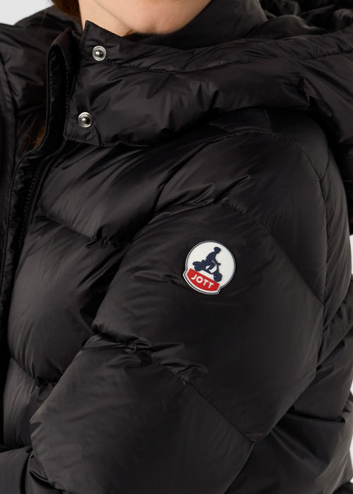 Great Cold puffer jacket Black Prague - JOTT UK - 5