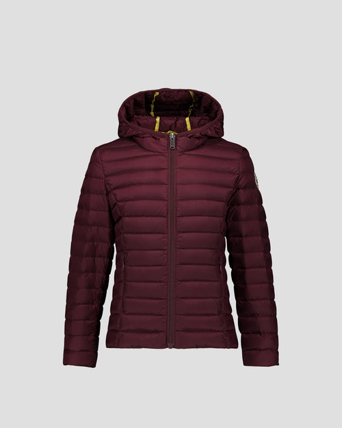 Lightweight hooded jacket Dark cherry Carla - JOTT UK - 2