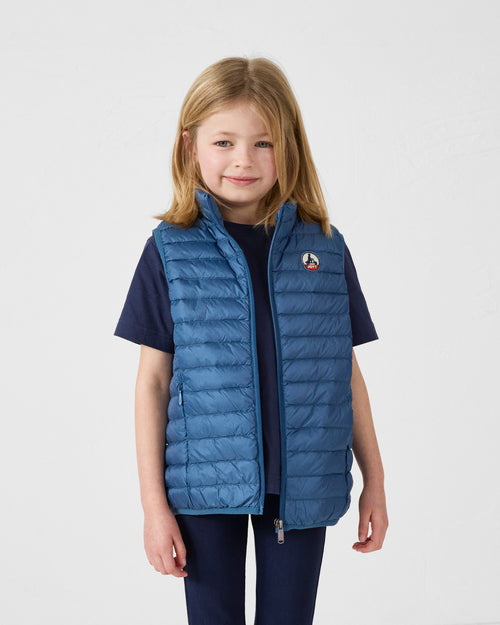 Blue jeans Sleeveless Down Jacket Zoe - JOTT UK - 3
