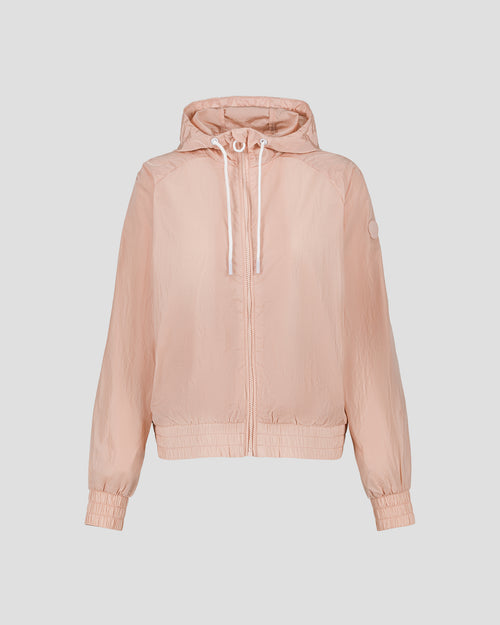 Peach skin Alize lightweight hooded windbreaker jacket - JOTT UK - 2