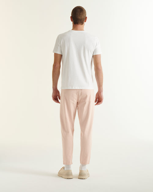 White Pietro organic cotton T-shirt - JOTT UK - 5