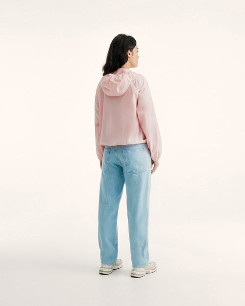 Feroe packable waterproof jacket Peach pink - JOTT UK - 3