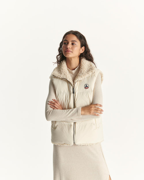 Reversible Sleeveless Coat Great Cold Natural Daria - JOTT UK - 5
