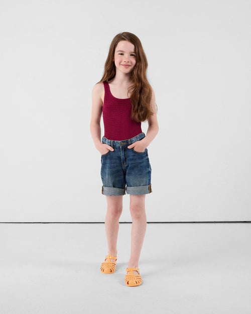 Red plum swimsuit Marina - JOTT UK - 3