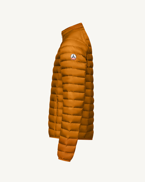 Burnt orange Lightweight down jacket Mat - JOTT UK - 2