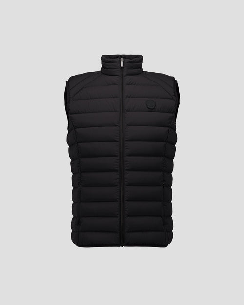 Black Arafo stretch sleeveless puffer jacket - JOTT UK - 2