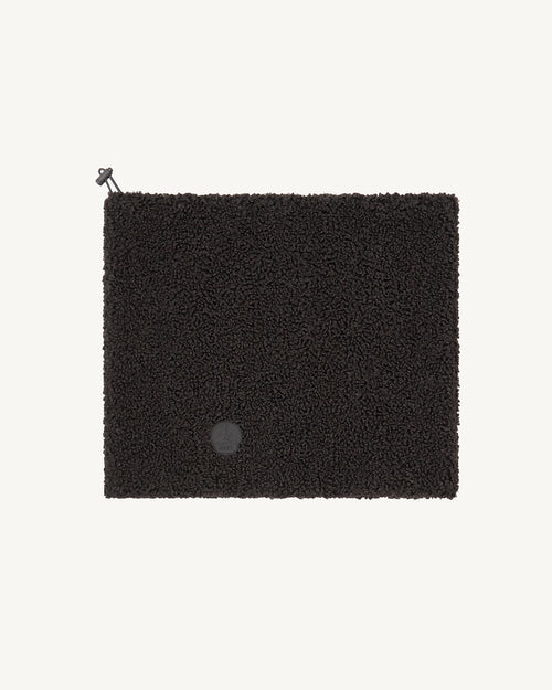 Tuba reversible sherpa fleece neck warmer Black - JOTT UK - 2